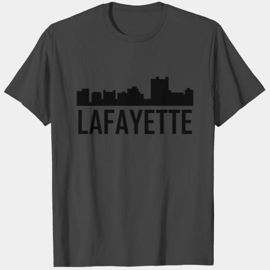 Lafayette Louisiana City Skyline T Shirts
