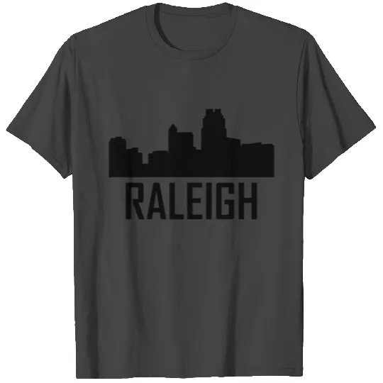 Raleigh North Carolina City Skyline T Shirts