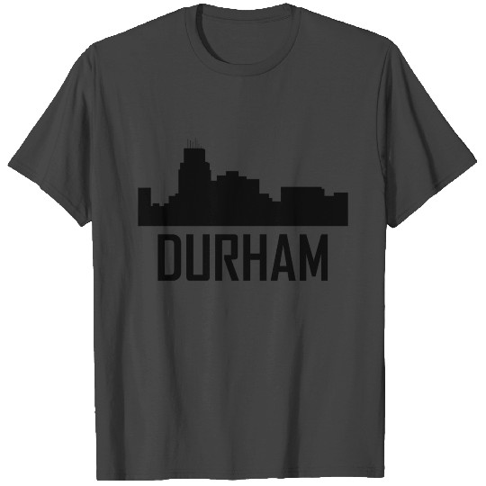 Durham North Carolina City Skyline T Shirts