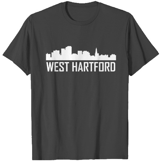 West Hartford Connecticut City Skyline T Shirts