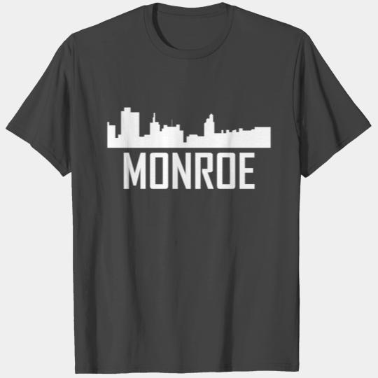 Monroe Louisiana City Skyline T Shirts