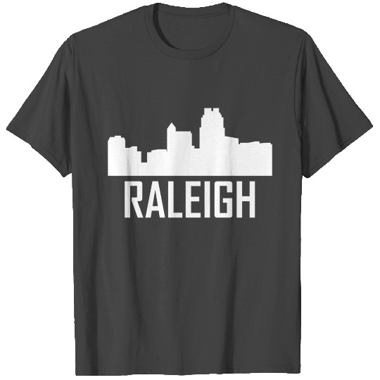Raleigh North Carolina City Skyline T Shirts