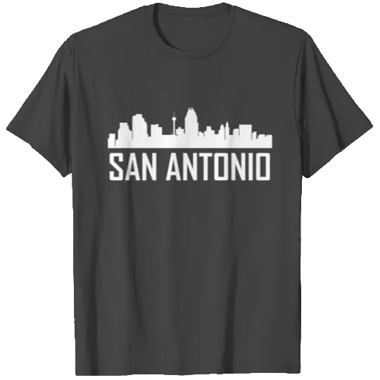 San Antonio Texas City Skyline T Shirts