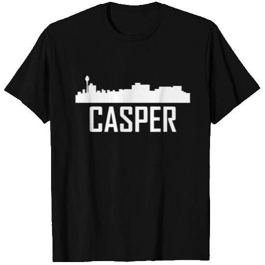 Casper Wyoming City Skyline T Shirts