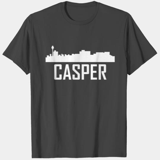 Casper Wyoming City Skyline T Shirts