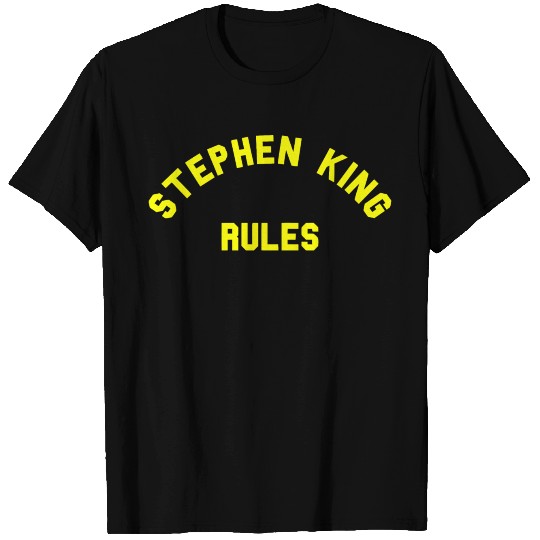 Stephen King Rules vectorized T Shirts