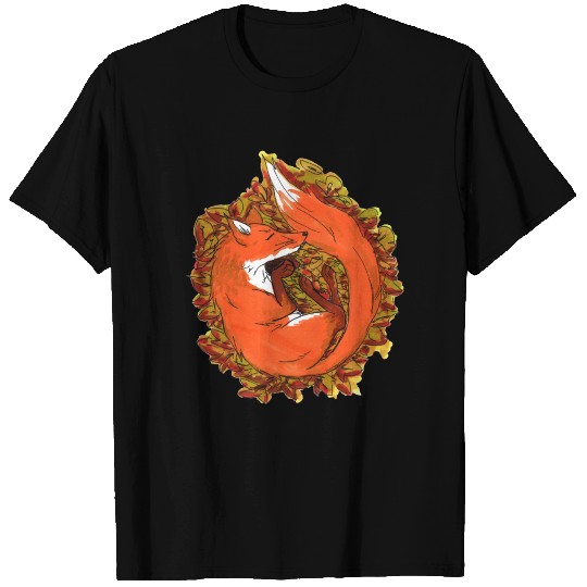 Sleepy fox T Shirts