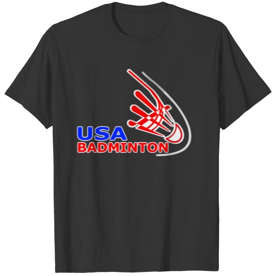 Team USA Badminton T-shirt