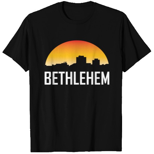 Bethlehem Pennsylvania Sunset Skyline T Shirts