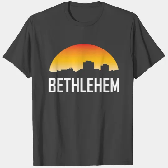 Bethlehem Pennsylvania Sunset Skyline T Shirts