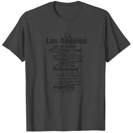 Los Angeles (L.A. Angeltown, City of Angels) T Shirts