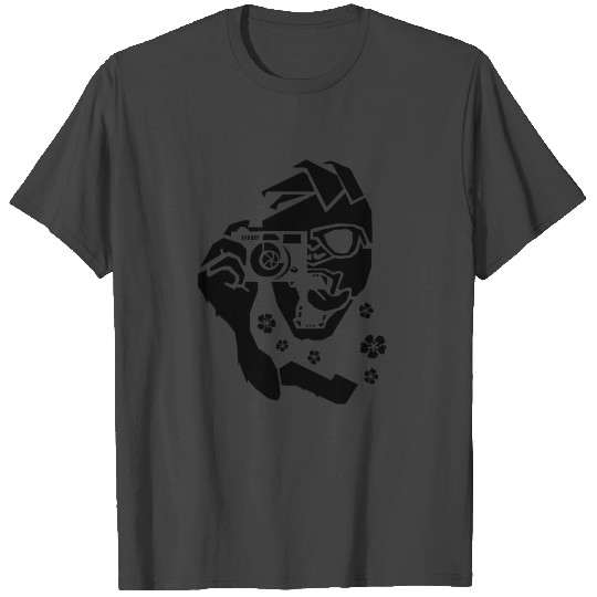 Waikiki Street Guerilla Logo black stencil T Shirts