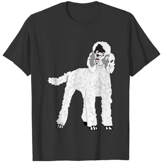 Poodle Love,Toy Standard White Poodle T-shirt T-shirt
