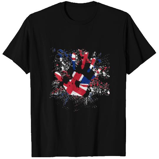 Union Jack Splatter T Shirts