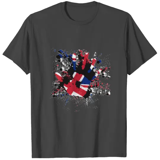 Union Jack Splatter T Shirts
