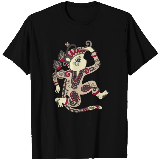 Aztec Monkey T Shirts
