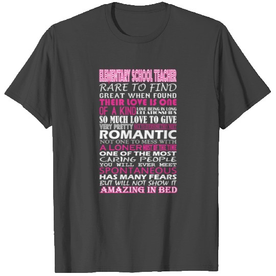 Elementary Teacher Rare Find Romantic Amazing Bed T Shirts