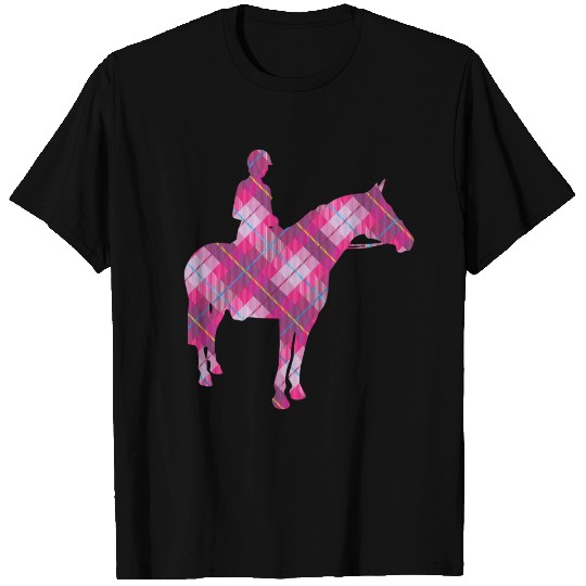 Tartan Horse & Rider T Shirts