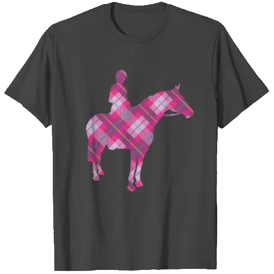 Tartan Horse & Rider T Shirts