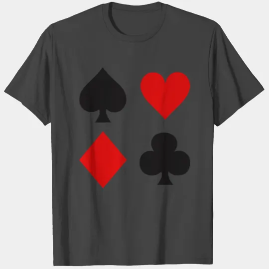 Playing Card Suits T Shirts
