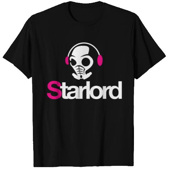 Starlord Headphone Picture T Shirts