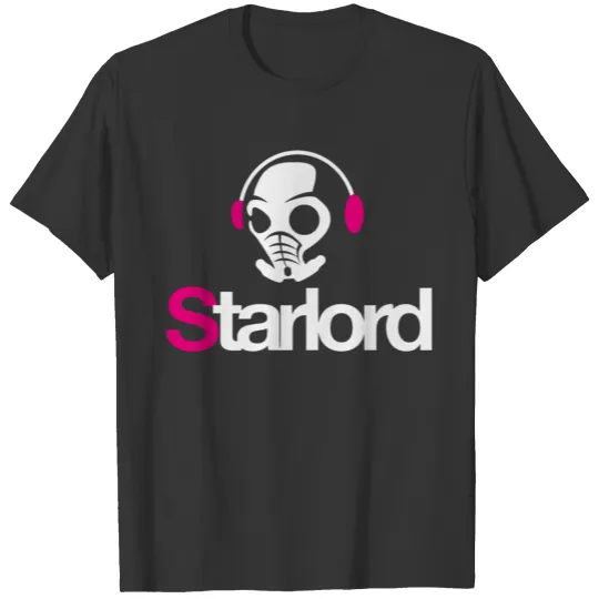 Starlord Headphone Picture T Shirts