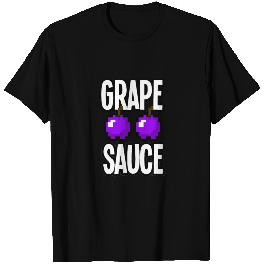 Grape Apple Sauce Double Apple Logo T Shirts