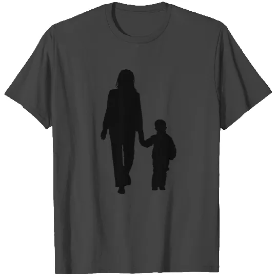 mother and son silhouettes 2 T Shirts