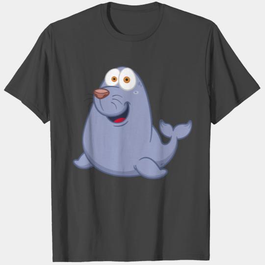 fur seal animal wildlife smile T Shirts