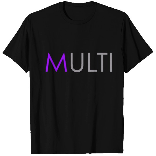 MULTI Logo, purple M T Shirts