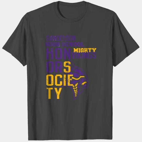 Sanderson High School Honor Society Mighty Vikings T Shirts