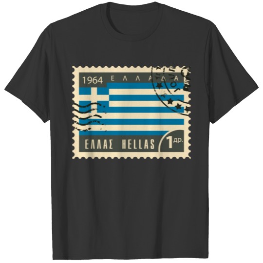 greece post stamp T-shirt