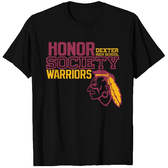 Honor Society Dexter High School Warriors T Shirts