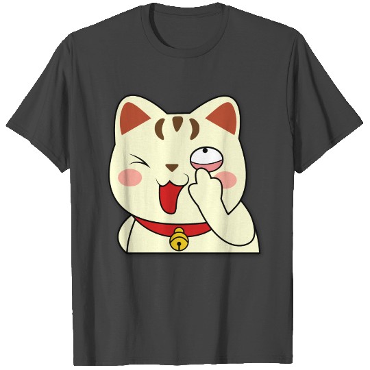 Funny Lucky Cat T Shirts