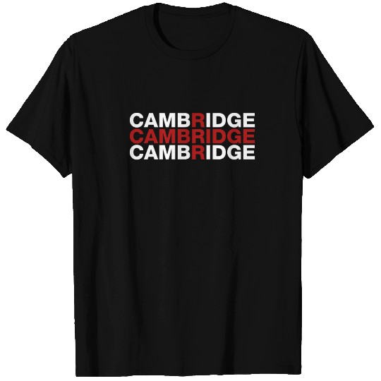 Cambridge United Kingdom Flag T Shirts - Cambridge
