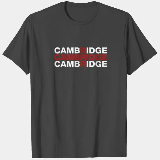 Cambridge United Kingdom Flag T Shirts - Cambridge