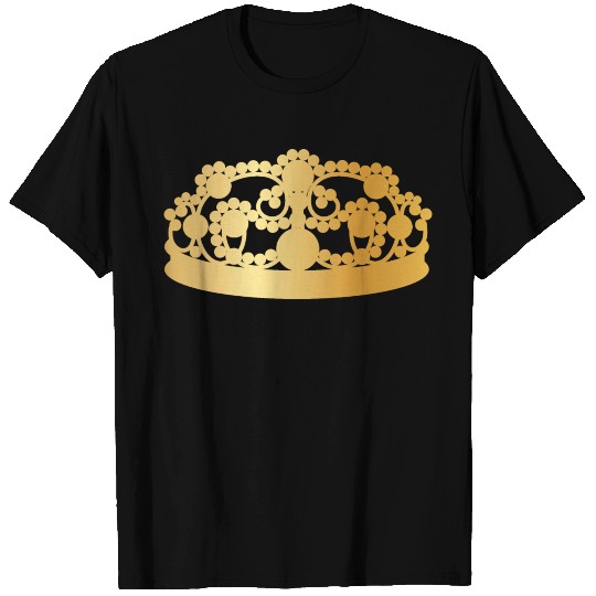 Cool Royal golden crown king prince monarch prince T Shirts