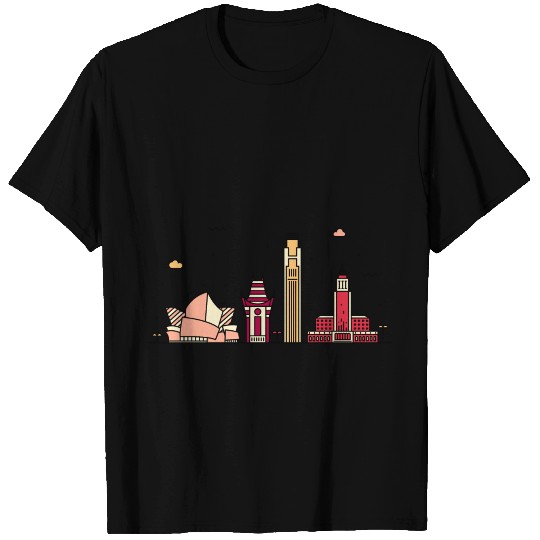 LosAngeles Skyline T Shirts
