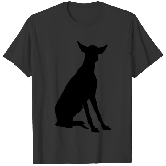 Vector dog Silhouette T-shirt