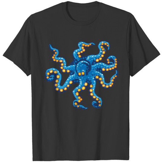 Octopus wild sea animal wildlife T-shirt