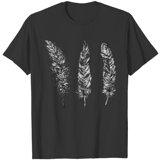 Three feathers T-shirt