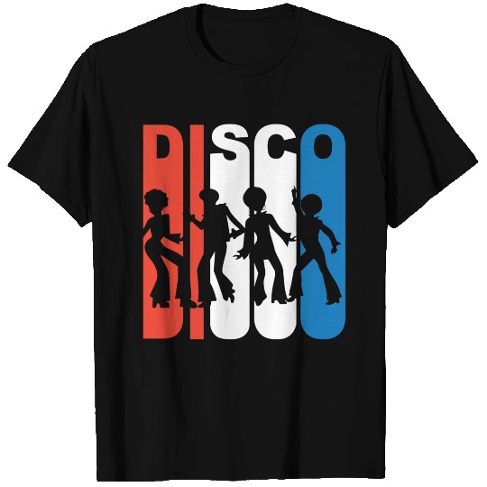 Red White And Blue Disco Dancers T Shirts