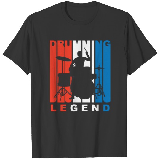 Red White And Blue Drumming Legend T-shirt