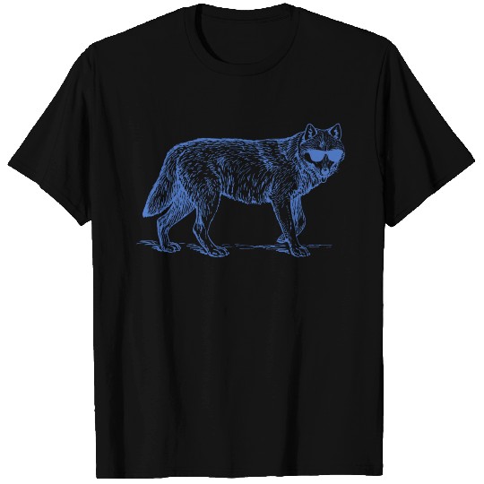 HIPSTER WOLF T Shirts