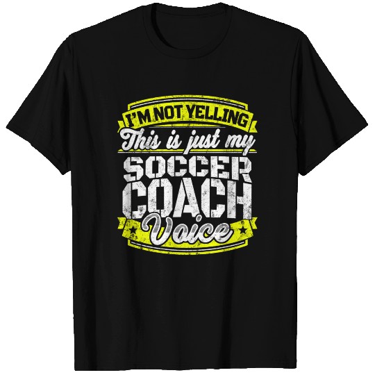 Funny Soccer coach: My Soccer Coach Voice T Shirts