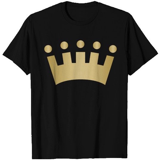 Royal golden crown monarch VIP vector cool art T Shirts