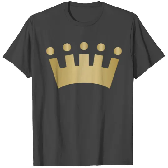 Royal golden crown monarch VIP vector cool art T Shirts