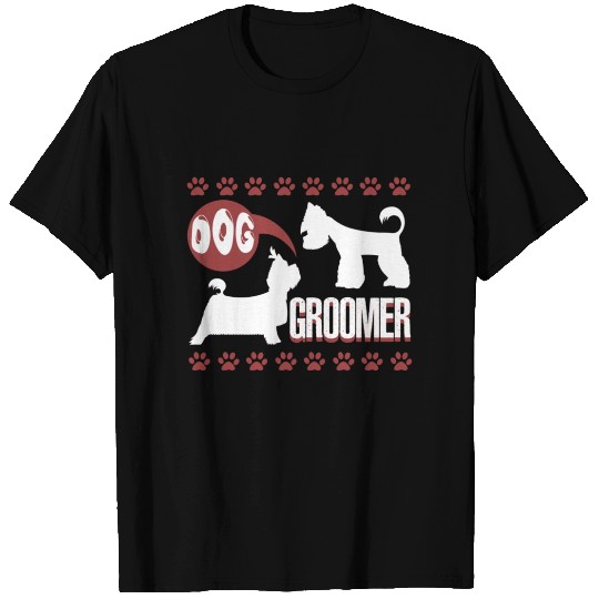 CUTE DOG GROOMER T Shirts