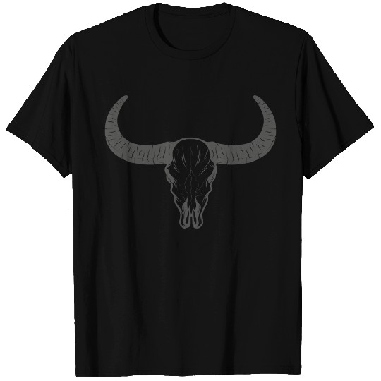 buffalo skull T Shirts