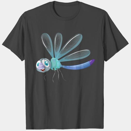 dragonfly insect flies wildlife vector cartoon art T Shirts